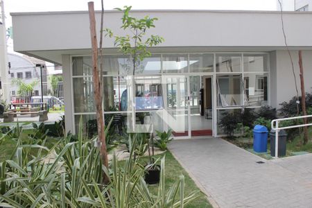 Apartamento para alugar com 36m², 2 quartos e 1 vagaFachada e portaria