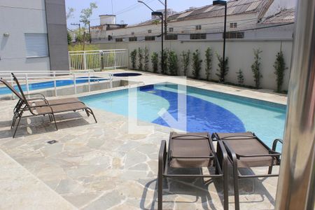 Apartamento para alugar com 36m², 2 quartos e 1 vagaPiscina área comum 02
