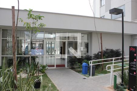 Apartamento para alugar com 36m², 2 quartos e 1 vagaFachada e portaria