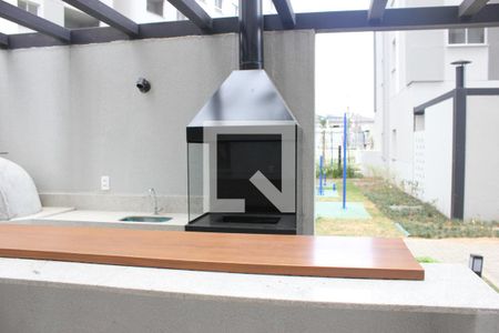 Apartamento para alugar com 36m², 2 quartos e 1 vagaChurrasqueira da área comum