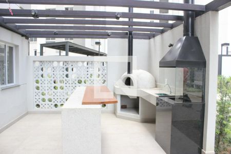 Apartamento para alugar com 36m², 2 quartos e 1 vagaChurrasqueira da área comum