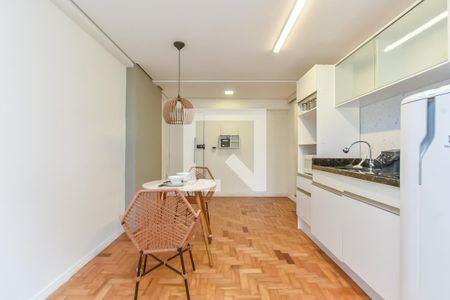 Studio à venda com 37m², 1 quarto e sem vagaCozinha