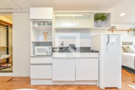 Studio à venda com 37m², 1 quarto e sem vagaCozinha