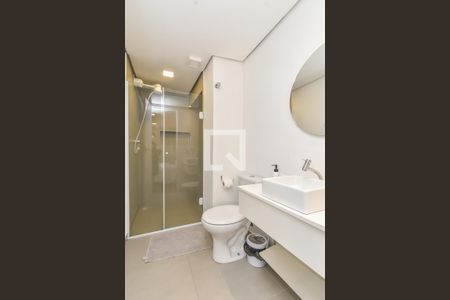 Banheiro de kitnet/studio à venda com 1 quarto, 37m² em Centro, São Paulo