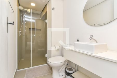 Banheiro de kitnet/studio à venda com 1 quarto, 37m² em Centro, São Paulo