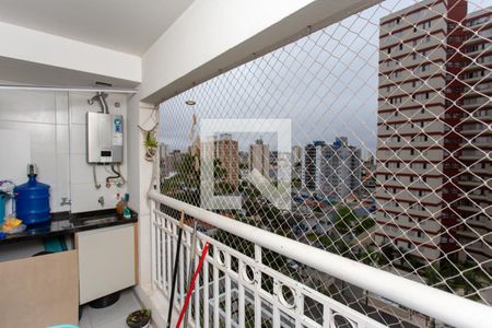 Varanda da Sala/Area de Serviço de apartamento à venda com 2 quartos, 51m² em Centro, Diadema