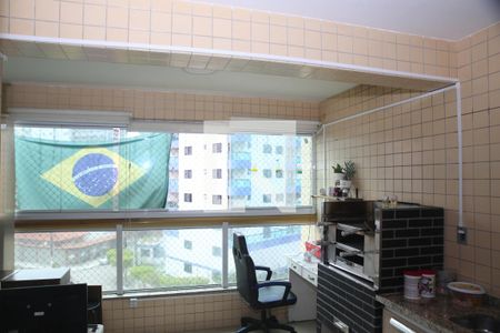 Varanda gourmet de apartamento para alugar com 2 quartos, 97m² em Ocian, Praia Grande