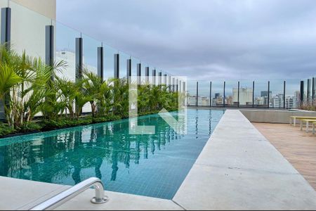 Área comum - Piscina de apartamento para alugar com 1 quarto, 20m² em Perdizes, São Paulo