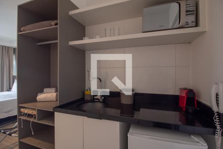 Studio para alugar com 28m², 1 quarto e sem vagaCozinha