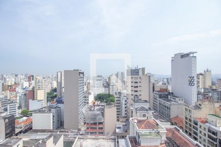 Varanda de kitnet/studio para alugar com 1 quarto, 28m² em República, São Paulo