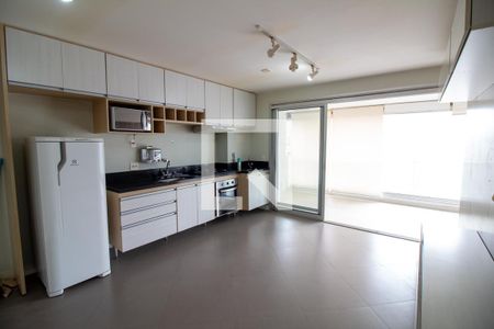 Sala de apartamento para alugar com 1 quarto, 52m² em Brooklin Paulista, São Paulo