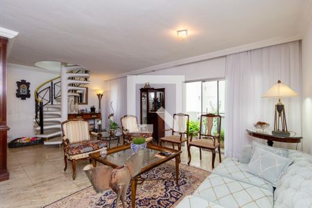 Sala de Estar de apartamento à venda com 3 quartos, 226m² em Belenzinho, São Paulo