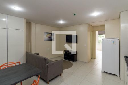 Sala de apartamento para alugar com 1 quarto, 43m² em Santa Efigênia, São Paulo