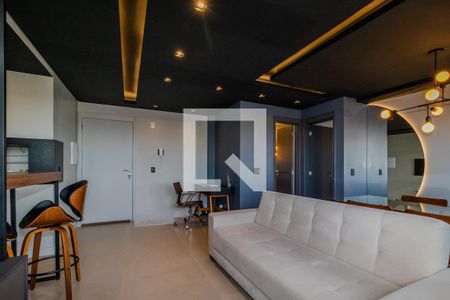 Sala de apartamento à venda com 1 quarto, 58m² em Azenha, Porto Alegre
