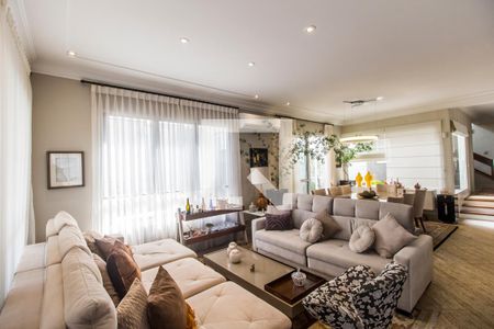 Sala de casa de condomínio para alugar com 3 quartos, 530m² em Alphaville, Santana de Parnaíba