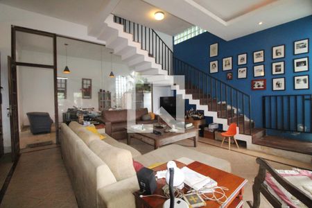 Sala de casa de condomínio à venda com 4 quartos, 400m² em Anil, Rio de Janeiro