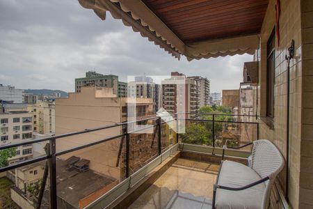 Varanda da Sala de apartamento à venda com 3 quartos, 120m² em Tijuca, Rio de Janeiro
