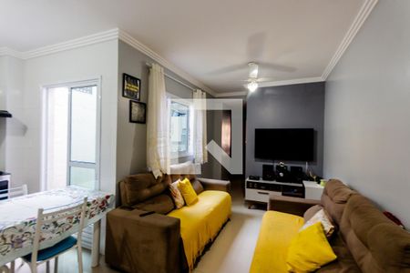 Sala de apartamento para alugar com 2 quartos, 71m² em Parque Capuava, Santo André
