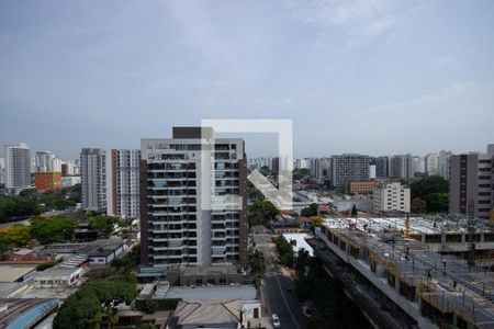 Vista da Sala de apartamento para alugar com 1 quarto, 31m² em Indianópolis, São Paulo