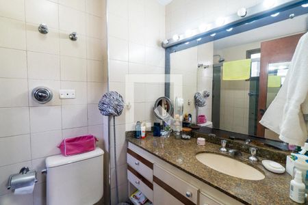 Banheiro da Suíte de apartamento à venda com 3 quartos, 112m² em Vila Monte Alegre, São Paulo