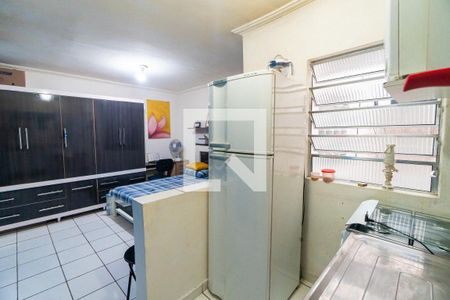 Cozinha de kitnet/studio à venda com 1 quarto, 34m² em Mirandópolis, São Paulo