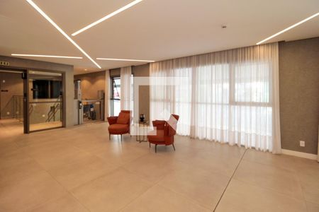 Studio à venda com 25m², 1 quarto e 1 vagaHall social