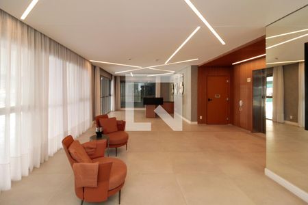 Studio à venda com 25m², 1 quarto e 1 vagaHall social