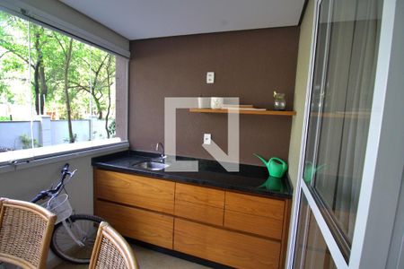 Varanda gourmet de apartamento à venda com 3 quartos, 122m² em Vila Andrade, São Paulo