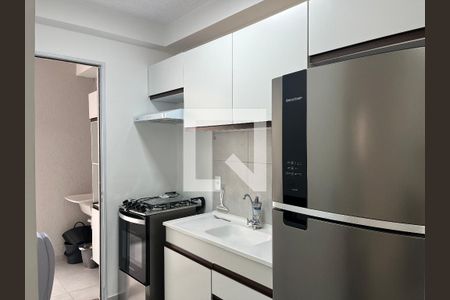 Cozinha de apartamento à venda com 2 quartos, 43m² em Várzea da Barra Funda, São Paulo