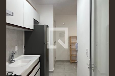 Cozinha de apartamento à venda com 2 quartos, 43m² em Várzea da Barra Funda, São Paulo