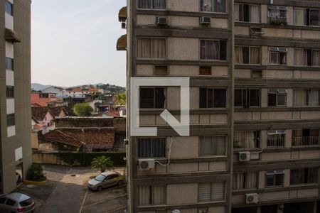 Sala - Janela de apartamento para alugar com 3 quartos, 80m² em Méier, Rio de Janeiro