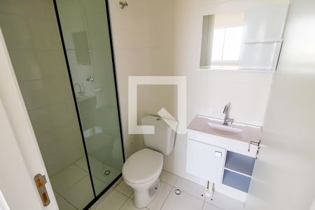 Banheiro da Suíte de kitnet/studio à venda com 1 quarto, 24m² em Vila Nova das Belezas, São Paulo
