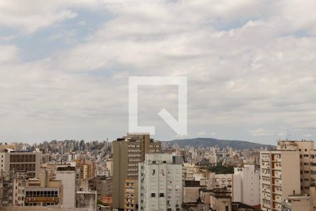 Vista da Sala/Quarto de kitnet/studio à venda com 1 quarto, 35m² em Centro Histórico, Porto Alegre