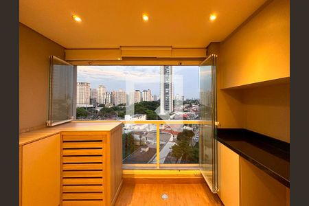 Sacada Integrada de apartamento à venda com 2 quartos, 69m² em Brooklin Paulista, São Paulo