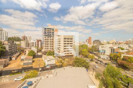 Vista da Sala de apartamento à venda com 1 quarto, 47m² em Independência, Porto Alegre