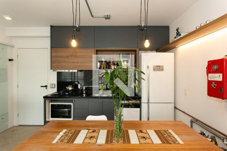 Cozinha de kitnet/studio para alugar com 1 quarto, 41m² em Tatuapé, São Paulo