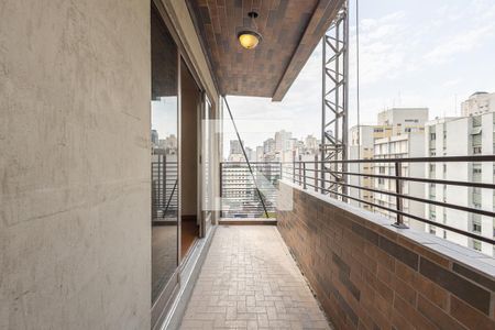 Varanda de apartamento à venda com 3 quartos, 222m² em Jardim Paulista, São Paulo