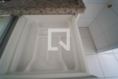 Apartamento para alugar com 44m², 1 quarto e 1 vagaDetalhe da cozinha