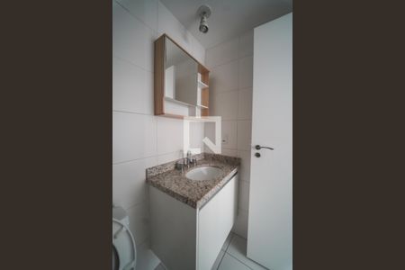 Banheiro de apartamento para alugar com 1 quarto, 44m² em Várzea da Barra Funda, São Paulo