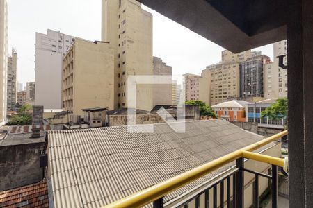 Studio à venda com 26m², 1 quarto e sem vagaVaranda