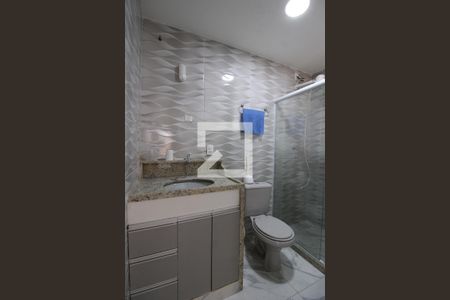 Banheiro Social de casa de condomínio à venda com 3 quartos, 120m² em Anil, Rio de Janeiro