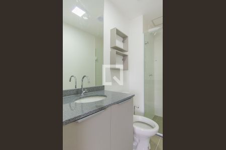 Apartamento para alugar com 31m², 1 quarto e sem vaga Apartamento para alugar com 31m², 1 quarto e sem vagaBanheiro da Suíte