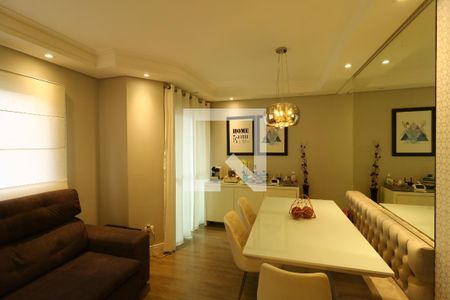 Sala de apartamento à venda com 3 quartos, 86m² em Campestre, Santo André