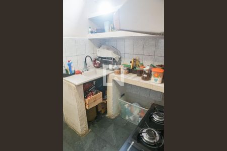 Cozinha de apartamento à venda com 1 quarto, 44m² em Vila Tibiriçá, Santo André