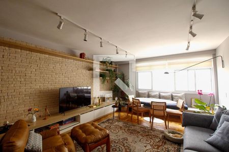 Sala de apartamento para alugar com 2 quartos, 105m² em Indianópolis, São Paulo