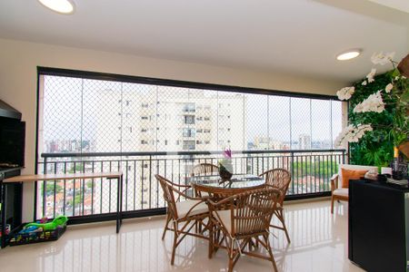 Varanda gourmet de apartamento à venda com 3 quartos, 120m² em Vila Prudente, São Paulo
