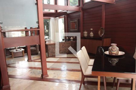 sala de jantar de casa de condomínio à venda com 3 quartos, 400m² em Paquetá, Belo Horizonte