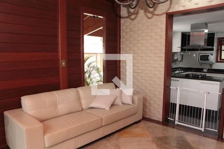 sala de estar de casa de condomínio à venda com 3 quartos, 400m² em Paquetá, Belo Horizonte