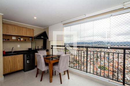 Varanda da Sala de apartamento para alugar com 3 quartos, 106m² em Jardim Flor da Montanha, Guarulhos