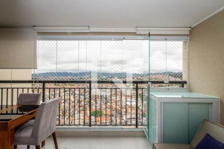 Varanda da Sala de apartamento para alugar com 3 quartos, 106m² em Jardim Flor da Montanha, Guarulhos